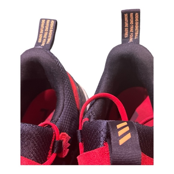 Adidas Trae Young 1 Red Gold Core Black Basketball Shoes Size 15. - Picture 7 of 8